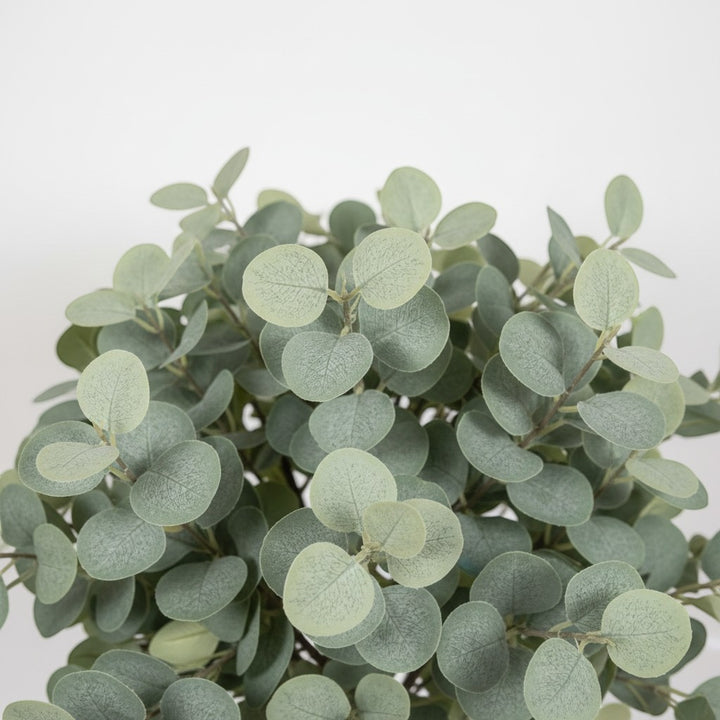 Wadi Home artificial eucalyptus tree with realistic soft-green round leaves for indoor home decor