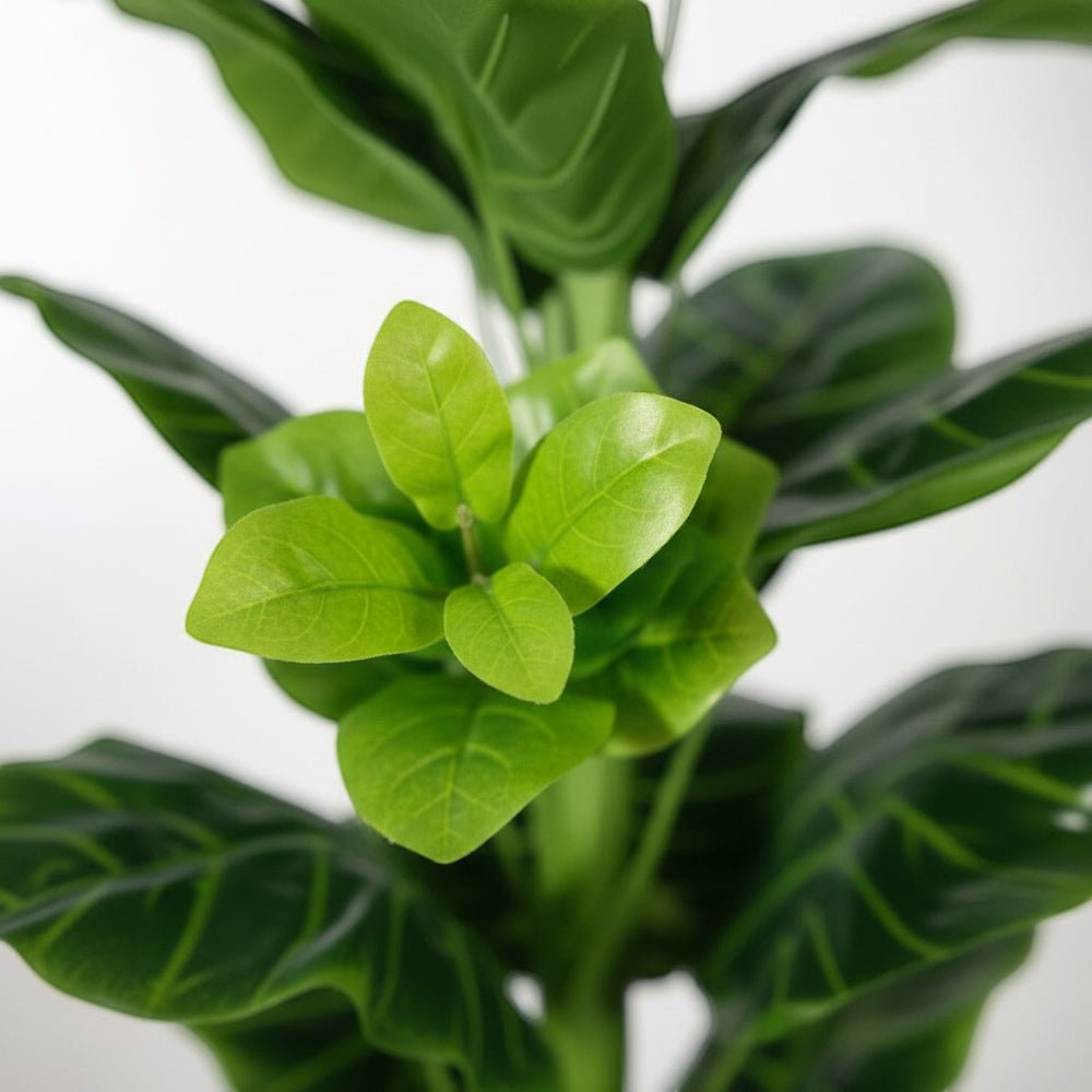 Wadi Home artificial indoor floor plant with vibrant green leaves and realistic botanical textures